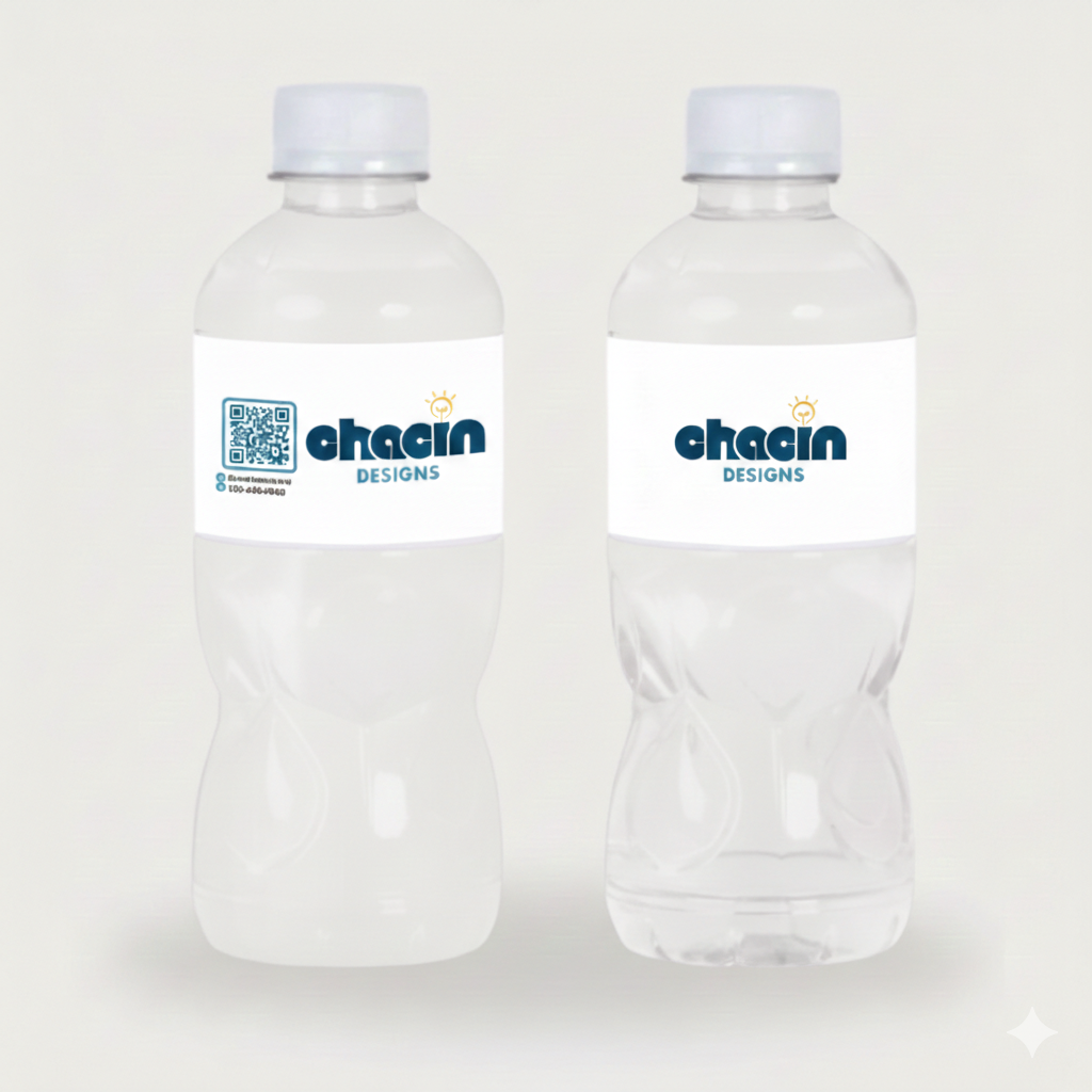 Stickers para botellas de agua