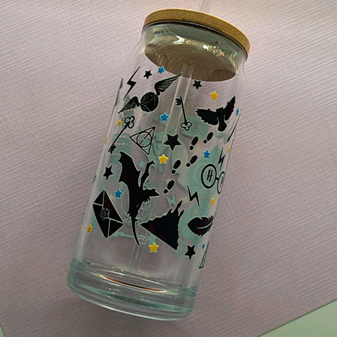 Vaso Vidrio Personalizado