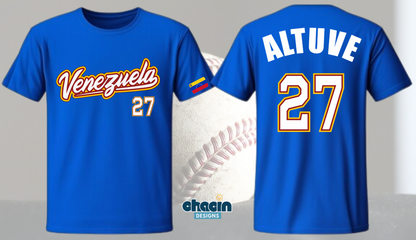 Camiseta Venezuela Campeón World Baseball Classic 2026 | Personalizable Nombre y Número