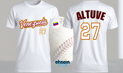 Camiseta Venezuela Campeón World Baseball Classic 2026 | Personalizable Nombre y Número