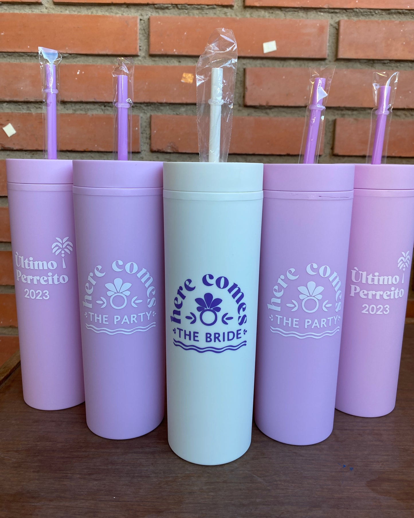Skinny tumbler personalizado