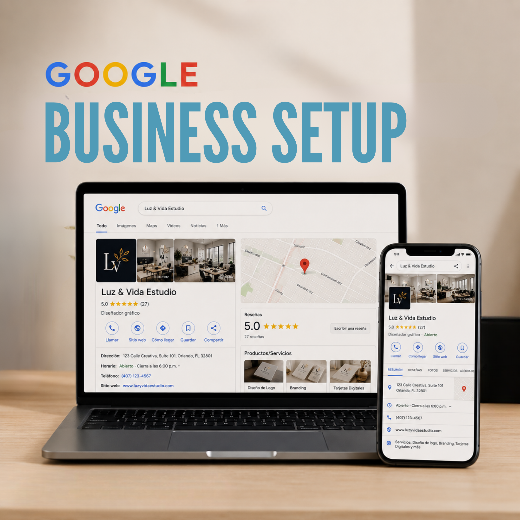 GOOGLE BUSINESS SETUP
