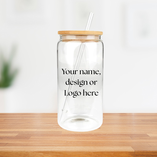 Vaso Vidrio Personalizado